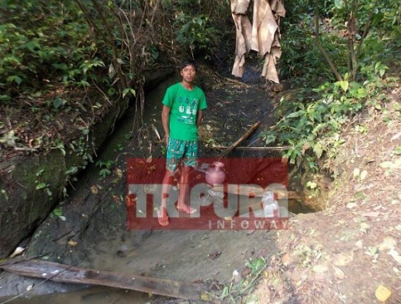 140 families remained without safe drinking water: Development still remained detached from the tribal hamlet of Sanaiya Reang Para  